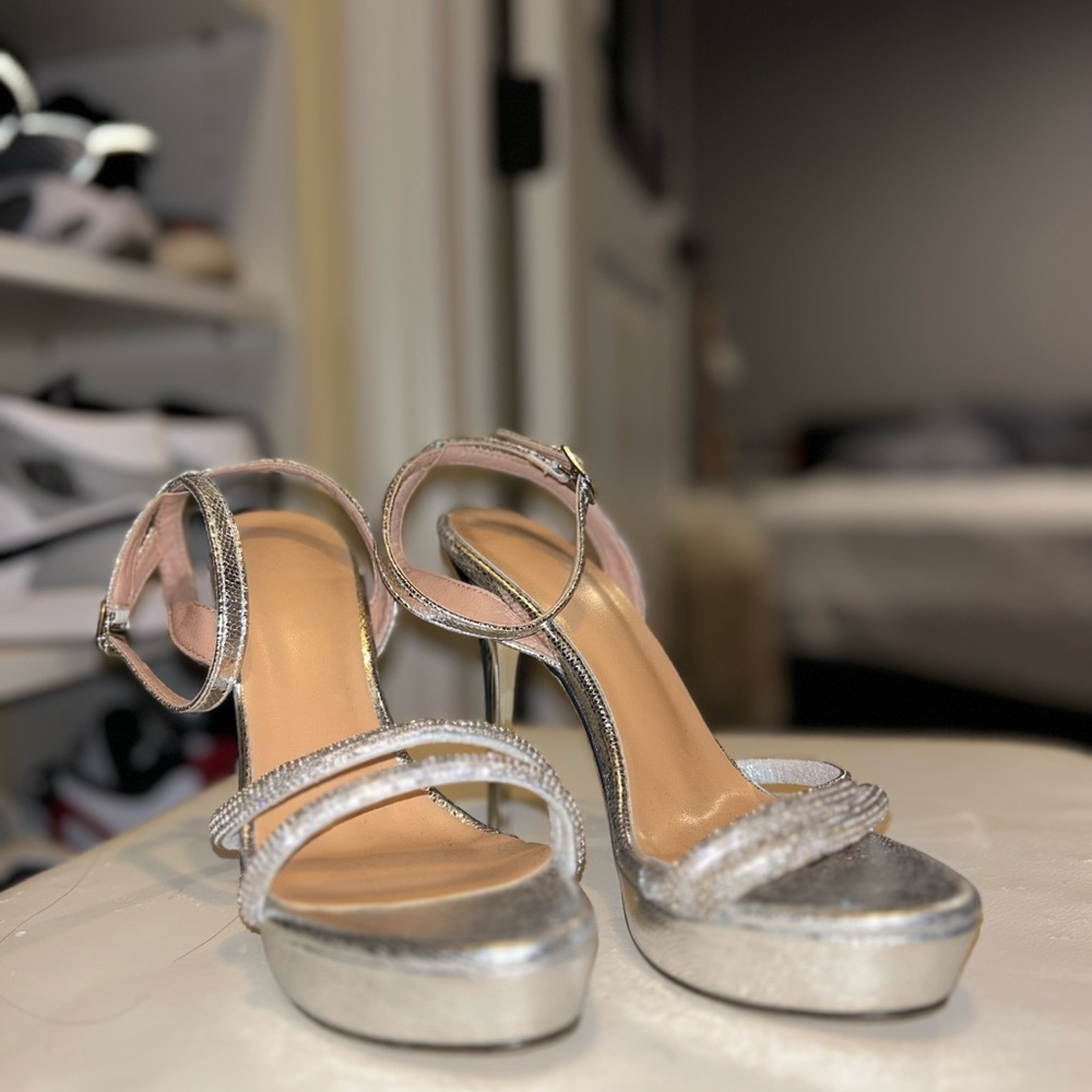 Silver heels